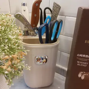 ANGOLA Rak Pisau Sendok Elegan & Minimalis E36 Knife Rack / Tempat Sendok Pisau Serbaguna cutlery storage Alat Dapur Multifungsi Plastik Kitchenware