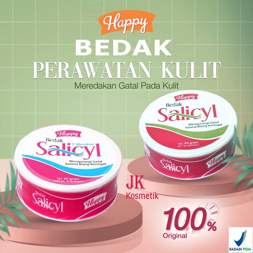 Happy SalicyL Bedak Gatal Bedak Tabur Biang Keringat Bayi Anak 60gr Powder