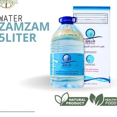 AIR ZAM ZAM 5LITER ASLI / OLEH2 HAJI & UMROH ORIGINAL BARCODE 0
