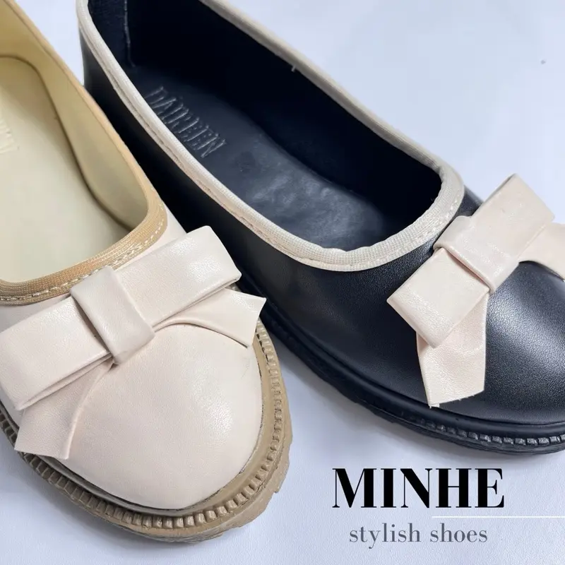 MIN HEE Stylish - Sepatu Docmart Wanita Korea Pita Simple 2