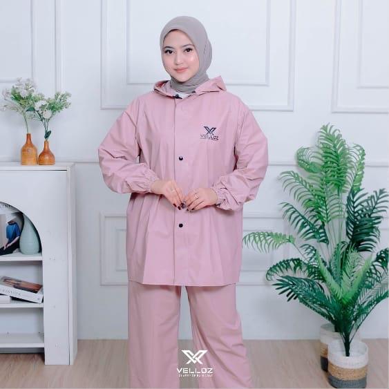 (PAKET HEMAT COUPLE) BELI 2 JAS HUJAN COUPLE Lebih Hemat Terbaik Pria Wanita Bahan Tebal Elastis Anti Rembes 7
