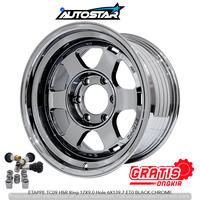 Gambar VELG MOBIL PAJERO FORTUNER TRITON STRADA FORD RANGGER HILUX DC TRITON HSR ETAPPE R17 PCD 6X139,7 BLACK CHROME dari AUTOSTAR TOKO VELG DAN BAN Kota Administrasi Jakarta Barat 1 Tokopedia