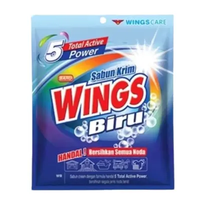 Wings Sabun Colek Biru 500g - Efektif Menghilangkan Kotoran dan Minyak