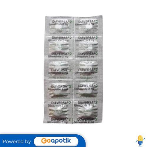 DIAVERSA 2 MG STRIP 10 TABLET