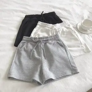 Celana Hot Pants korean style Babyterry Pendek Celana Wanita Santai Shorts tanpa Kantong Allsize-XXXXXL Nyaman Mini