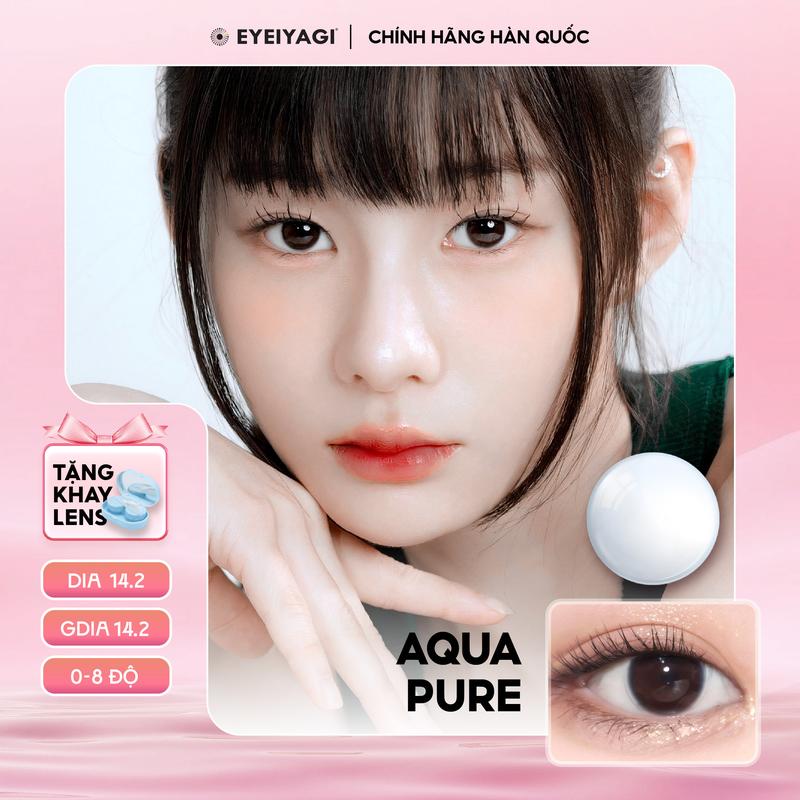  AQUA PURE 24H - Lens Hàn Quốc trong suốt PREMIUM SILICONE HYDROGE 