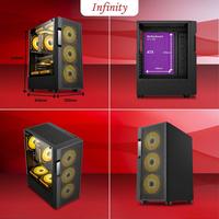 Gambar Casing INFINITY NEBULA V7 | Include 3 FAN - ATX, mATX Gaming Case dari Toko Expert Komputer Kota Administrasi Jakarta Pusat 4 Tokopedia