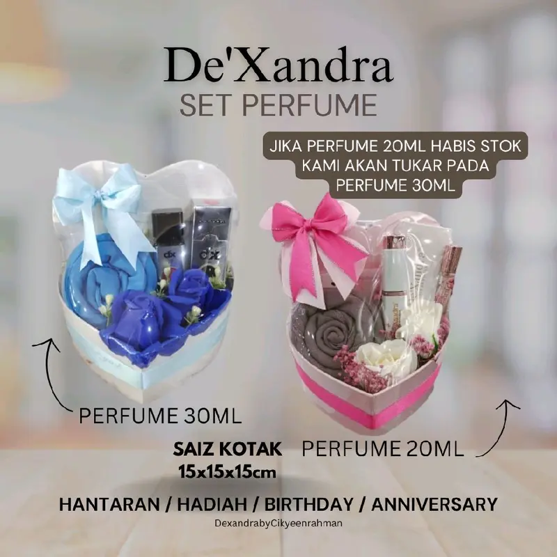 SET GUBAHAN MINYAK WANGI DEXANDRA DX30 EDP TikTok Shop Malaysia