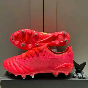 Sepatu Bola Mzn Beta Anticlog Red Gold