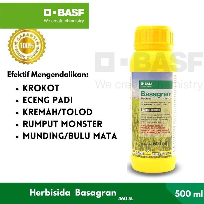 Gambar Basagran 460 SL 500ml Herbisida Untuk di tanaman padi dari BASF Petani Sejahtera Kota Tangerang Tokopedia