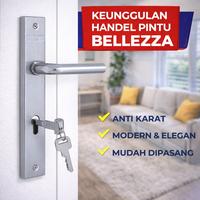 Gambar BELLEZZA Gagang Pintu Set HPS 127 008 BZ US15 US26 Satin Nickel & Polished Chrome Kualitas Terjamin Harga Terbaik dari Tirta Bangunan Kota Depok 3 Tokopedia