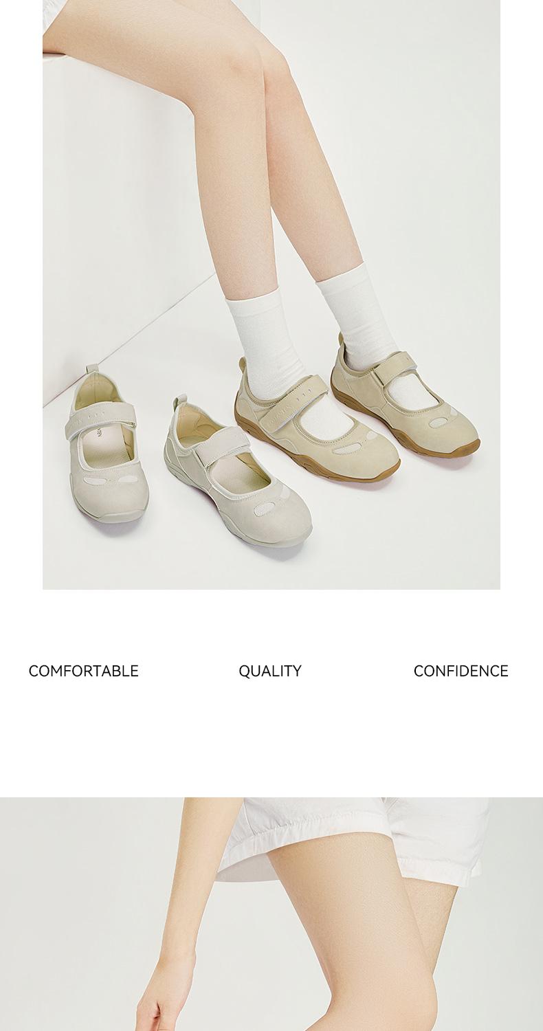 [Maggy Shoes] BOSTANTEN Sneakers Wanita ‌Sepatu Mary Jane Tertutup Kasual Ringan Serbaguna Nyaman Bersol Lembut Bernapas