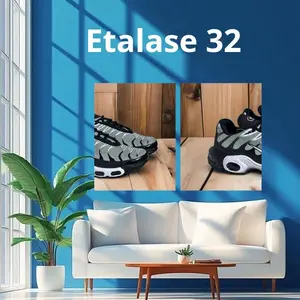 Sepatu Sneakers Pria Tn Abu Putih