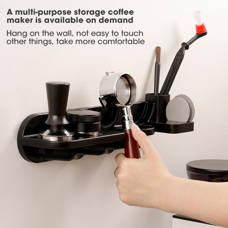 Product Introduction of Wall-mounted coffee filter holder, waterproof ABS holder, Espresso machine, handle group, wall mounted, Rack51/54/58MM 40