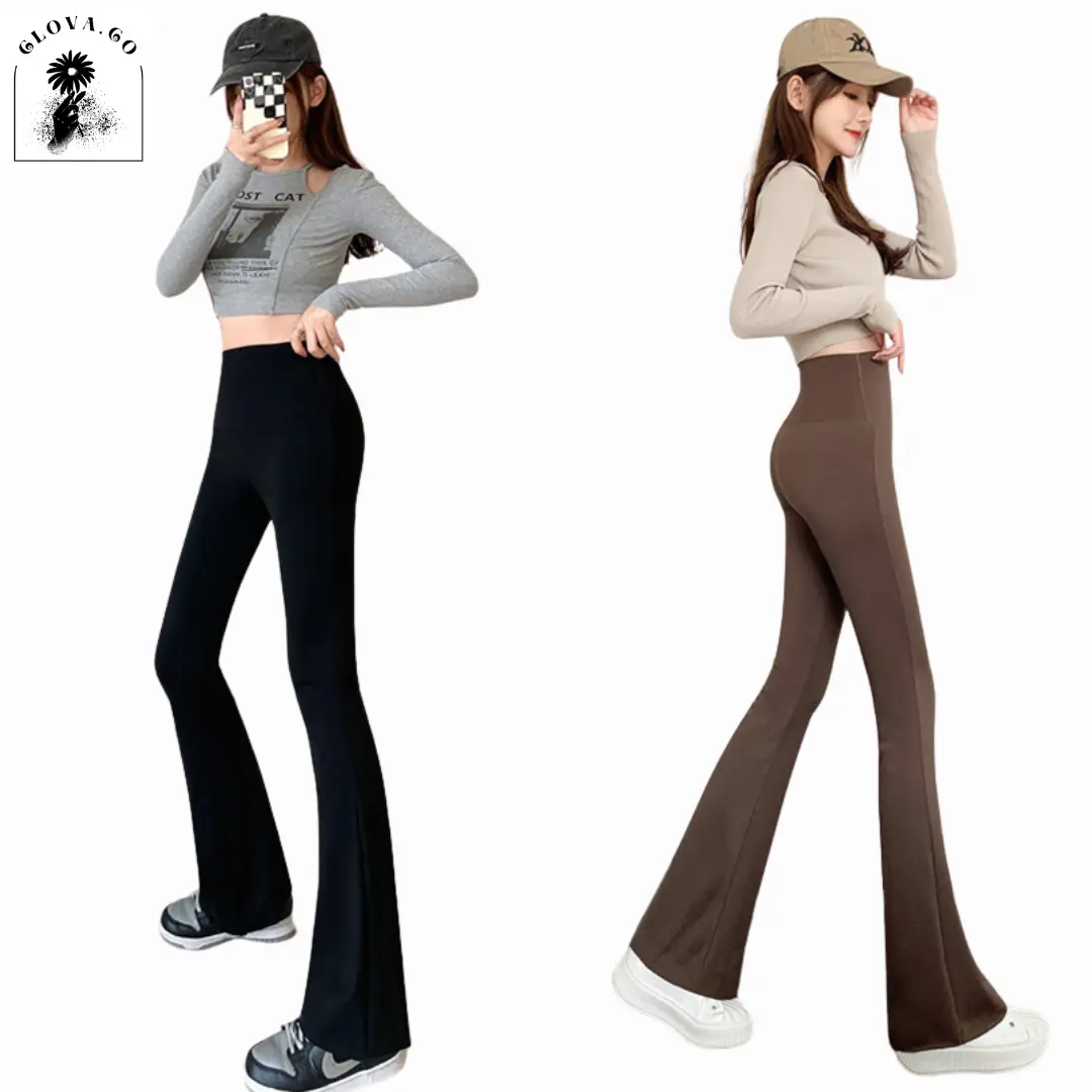 Clova CPG488 Celana Panjang Skinny Elastis Leging Hitam Slim Cutbray Highwaist Pants Wanita Fashion