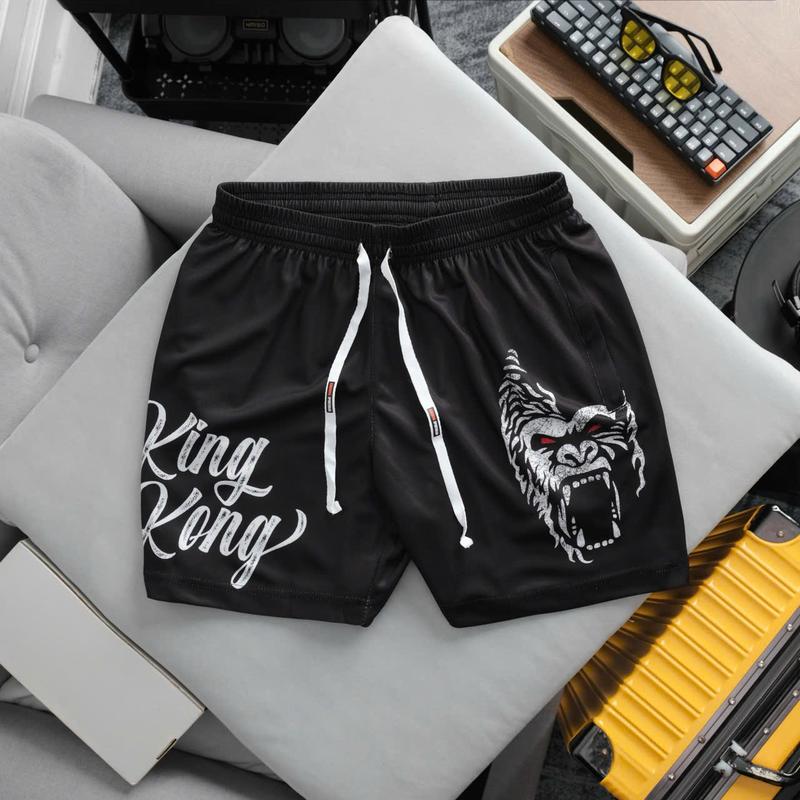 Quần Short KingKong Thể Thao In Hình Đầu Kong - Local Brand TB KINGKONG SPORT WEAR