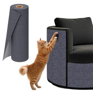 猫の爪研ぎ器、爪研ぎ防止シート、猫の爪研ぎ器、マット、壁紙保護シート、40×200 cm、剥離可能、粘着タイプ、DIYフリー組み立て、簡単に貼り付け可能、床保護、壁保護、耐摩耗性、家具保護