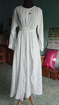 Product Review of Gamis Abaya rompi cringkle airflow by dereza style Dress Wanita Muslim Arab Variasi Crinkle from s**9 0