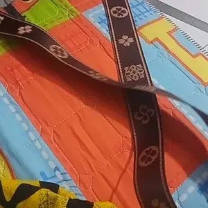 Tali Tas Wanita Poliester Tebal Import Model Terbaru Pengganti Tali Rusak Panjang 120 cm Lebar 4 cm AAC  GOLD terlaris