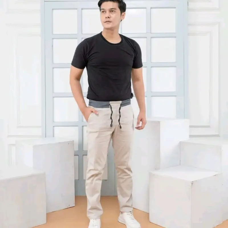 COD 90 RIBU 3 PCS CELANA CHINOS PANJANG// CELANA PRIA // CELANA PREMIUM KATUN DEWASA COWOK HITAM DISTRO KERJA CASUAL SLIMFIT KANTOR KAIN MELAR STRECH Nyaman Stretch Keren Kantong Lembut 0