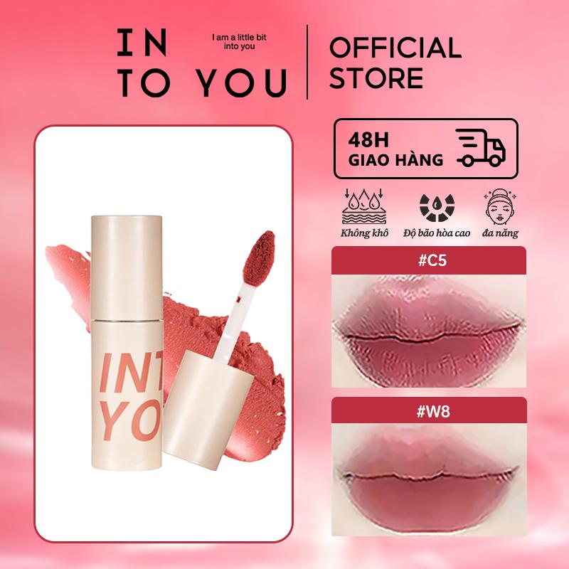 INTO YOU Son môi không khí dạng bùn không dính môi và má sản phẩm Trang Điểm cho sinh viên Nữ Mỹ Phẩm 1.8g