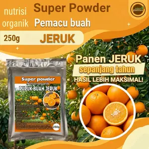 Pupuk Buah Jeruk Pupuk Pelebat Buah Jeruk 250g Nutrisi Organik Maksimal untuk Pertumbuhan Jeruk
