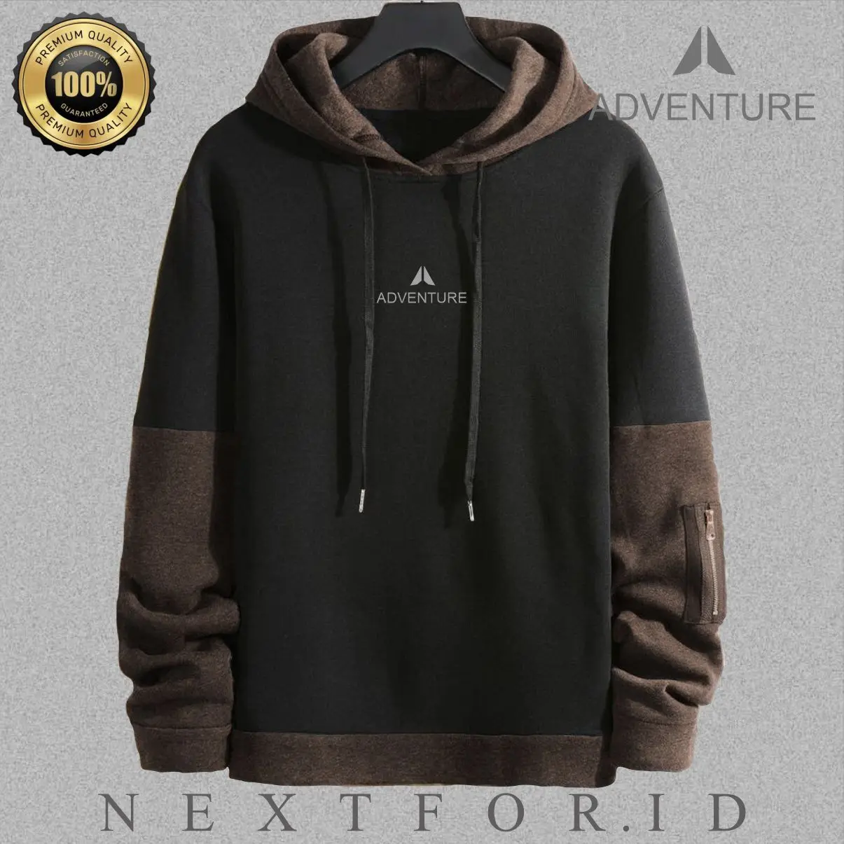 Hoodie Distro Kombinasi Warna Sweater Pria Wanita Bahan Kain Tebal 280gsm - NXF6 - Kualitas Premium Jaket Distro terbaru   Casual Nyaman