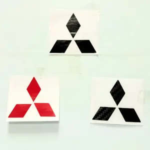 Stiker Logo Stir Mobil Sticker Logo Mitsubishi Setir