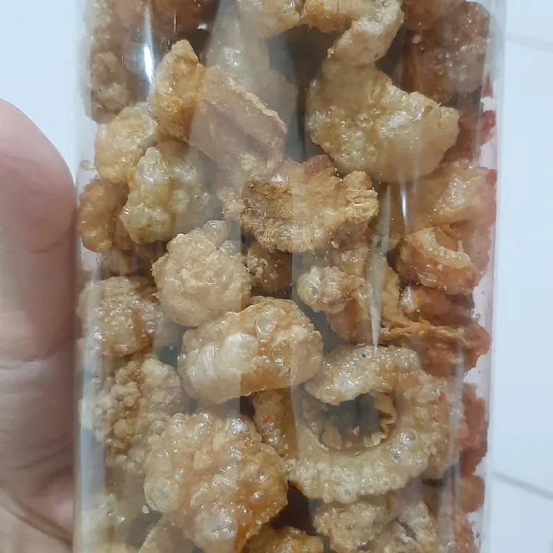 rambak babi cujiuca kerupuk kulit babi samcan non halal Cemilan Toples Snack 4