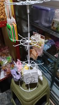 Product Review of Rak Display Matahari Putar 3 Susun KECIL Gantungan Perhiasan Aksesoris HP from a**a 0