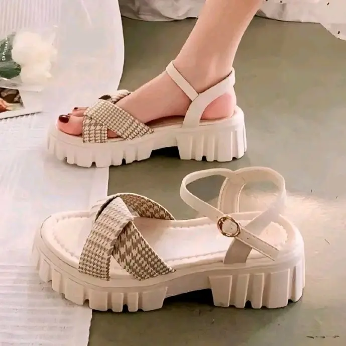 SANDAL WANITA WEDGES KEKINIAN KOREAN SYLE️️️️️️️️ 4
