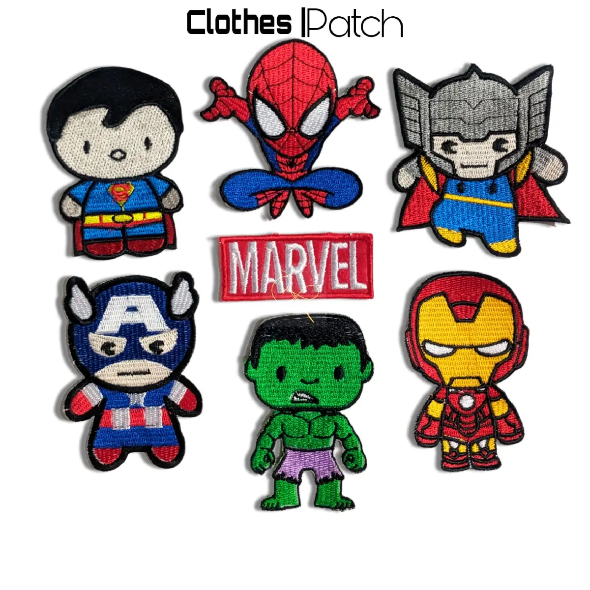 Clothes Patch - Patch Bordir Bet emblem Super Hero Premium lucu