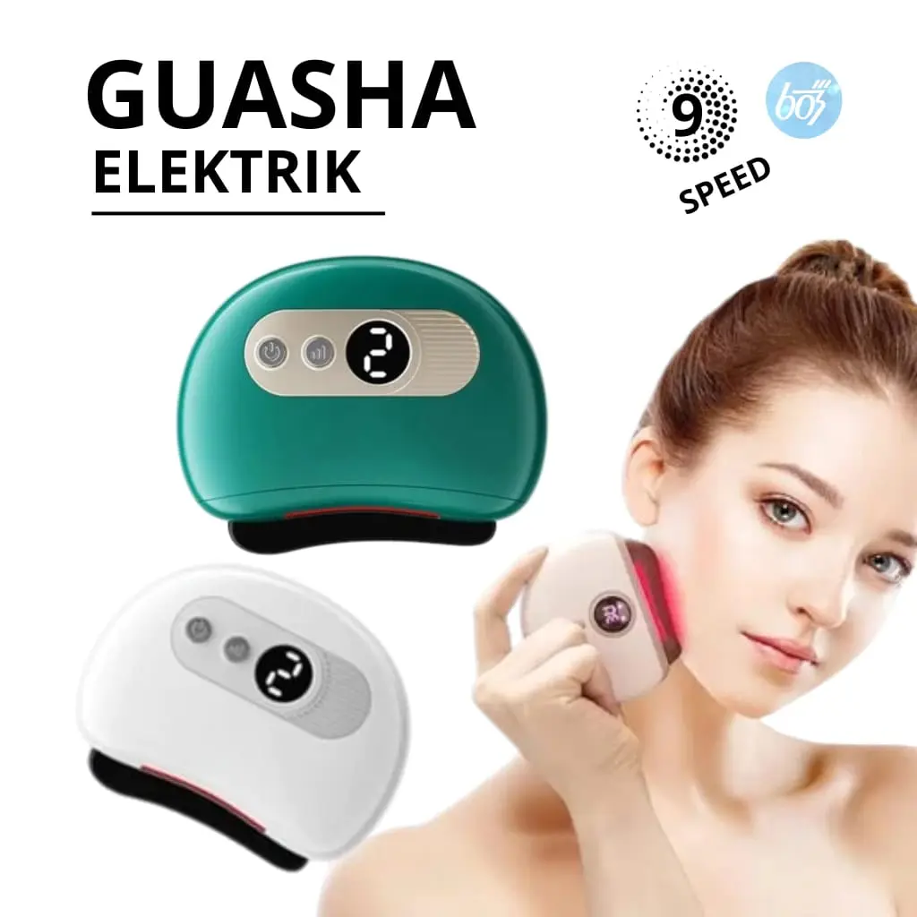 EMS-Face Gua Sha Electric Beauty Machine Kerokan Badan Dan Wajah Face Rejuvenation