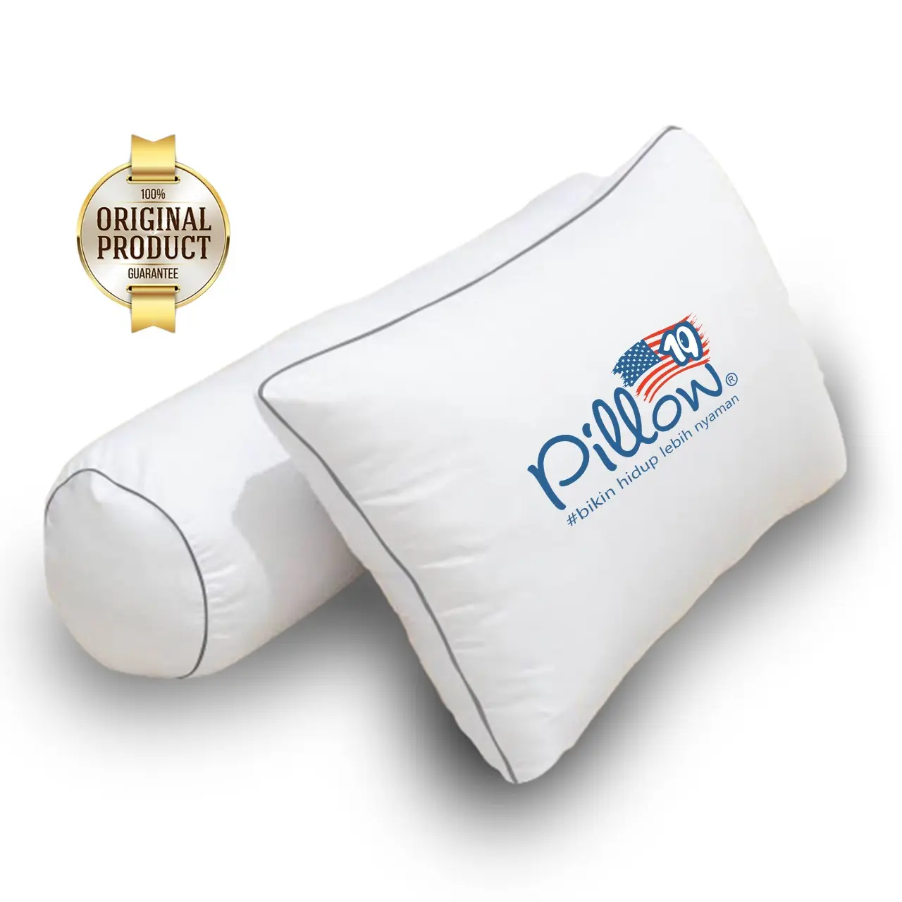 109 Pillow - SET Bantal Guling Tidur Hotel Medium Uk 45X65