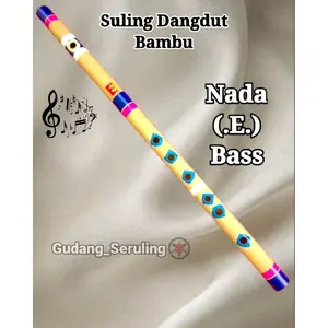 Seruling Bambu nada E bas, Suling dangdut flat keyboard