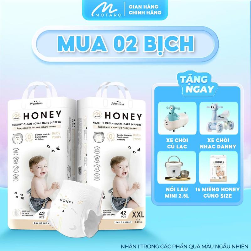  Honey Premium  Creator  COMBO 2 BỊCH Tã Bỉm Dán Quần HONEY PREMIUM Siêu Mềm Mại An Toàn Siêu Thấm Hút 