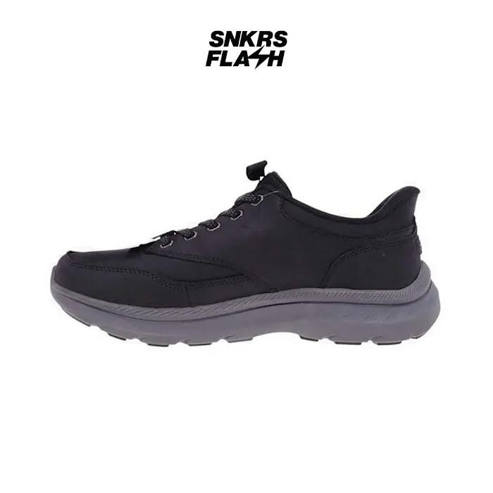 SKECHERS Mens Usa Pollard Black Grey - 205338BLK hover
