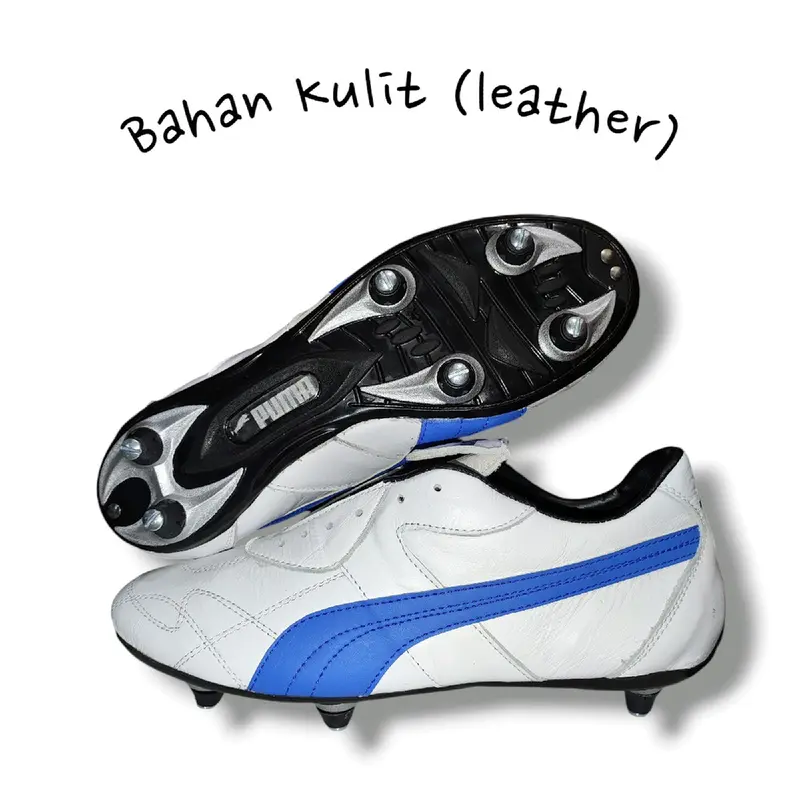 Sepatu Bola Kulit Pull Besi Pria Dewasa (Dijahit dan Dipaku) 2