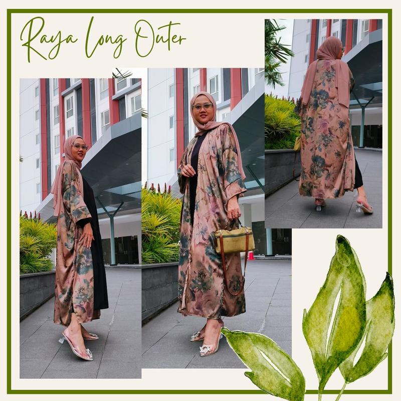 kardigan jumbo raya long outer bigsize motif bunga 4