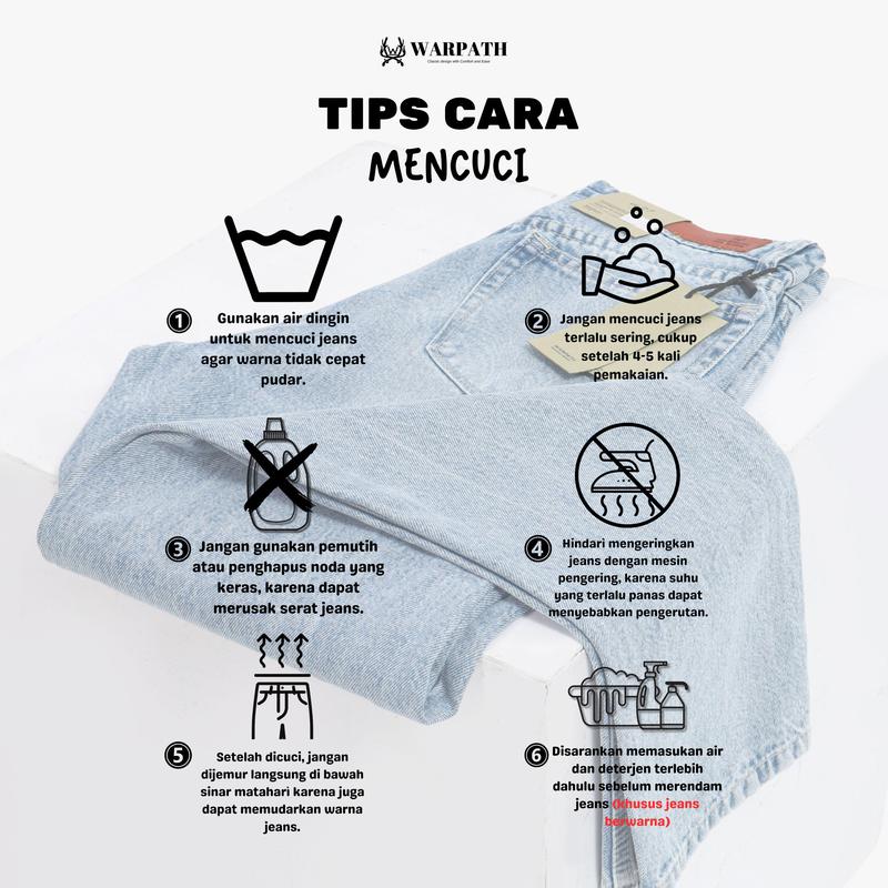 WARPATH - Cutbray Wide Leg High Waist Flare Jeans Stretch Wanita Panjang Celana Cewek Denim STRETCHBOOT 9184 4