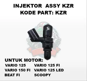 Injektor KZR Vario 125, Vario 125 Led, Vario 150, Beat FI , Scoopy Kualitas Asli Original Lubang 6 injector 125cc