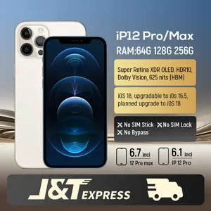 [Secondhand] IPHONE 12pro & 12 Pro Max RAM 128GB 256GB  BEKAS ORIGINAL 100% MULUS NORMAL FULLSET Kondisi Perfect Apple iphone 12Pro / 12promax  Smartphone