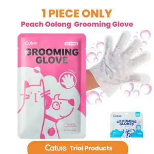 Cature - Grooming Gloves Sachet - Peach Oolong