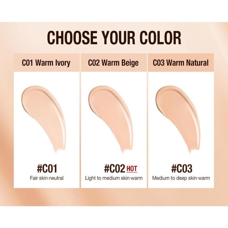 Product Introduction of O.TWO.O Liquid Foundation Long Lasting 3 Colors Natural Concealer Matte Soft Face Makeup Beige Hydrating Oil Smooth Acne Antibacterial Powder Sensitive Cosmetic Spf30 Moisture Moisturizer Hydrate 23