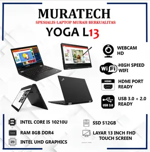Laptop Thinkpad Yoga L13 Core I5 Ram 8GB SSD 512GB 13 Inch FHD 1080p slim Touch