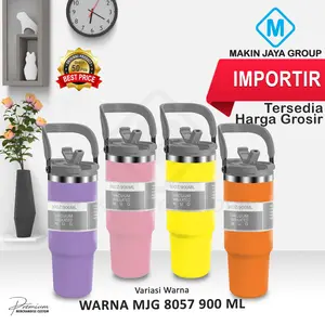 Vacuum Flask Stainless TUMBLER MJG8057 900ML - Coffee Cup Sport Thermos Mug Steel Double-layer Insulated Cup Car Water Bottle