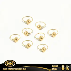 Anting Emas 8K - Tindik - HK Gold Baby Born