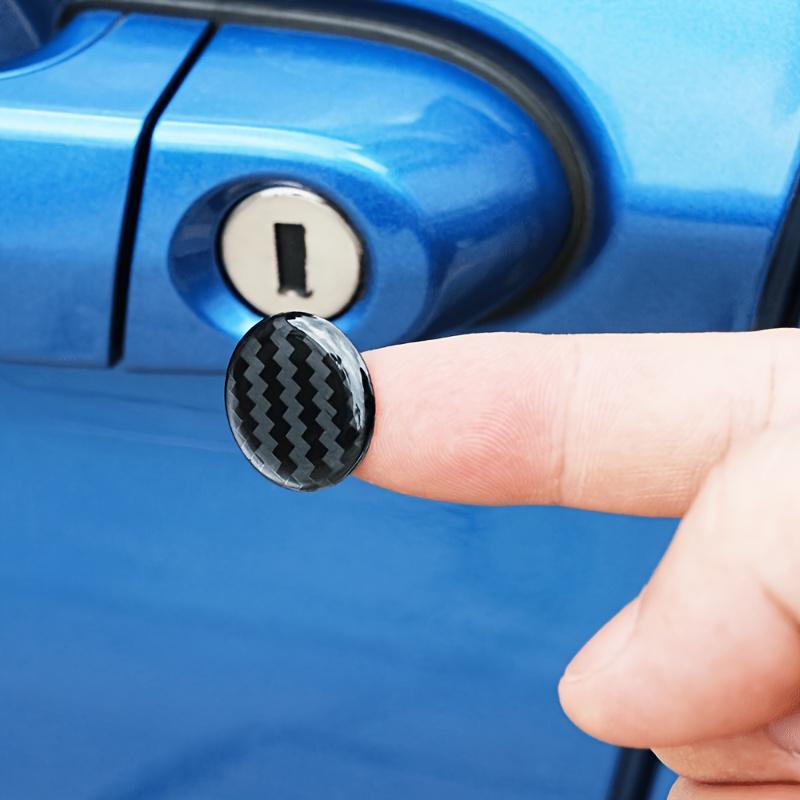 Product Introduction of Car Door Lock Keyhole Protector Sticker, 6pcs Car Door Lock Keyhole Protective Sticker, Universal Car Interior Accessories for All Vehicles 0