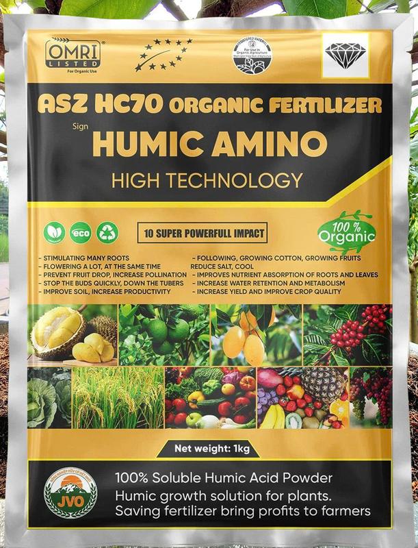 Phân bón Humic Amino USA 1KG kích rễ tăng trưởng cây JVO19 NongNghiepVietNhat p hân