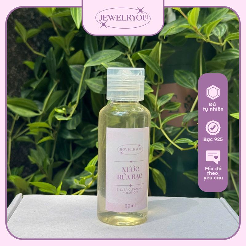 Nước rửa trang sức bạc JEWELRYOU - dung dịch làm sáng trang sức bạc siêu tốc như mới 50ml Jewnrb